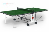 Теннисный стол для помещения Compact LX green усовершенствованная модель стола 6042-3 s-dostavka - магазин СпортДоставка. Спортивные товары интернет магазин в Реже 
