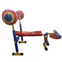 Силовой тренажер детский скамья для жима DFC VT-2400 для детей дошкольного возраста s-dostavka - магазин СпортДоставка. Спортивные товары интернет магазин в Реже 