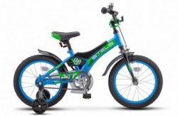 Детский велосипед Stels Jet 16" Z010 синий черный  - магазин СпортДоставка. Спортивные товары интернет магазин в Реже 